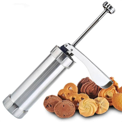 Machine à biscuits Easy Bake avec 20 douilles et 4 embouts