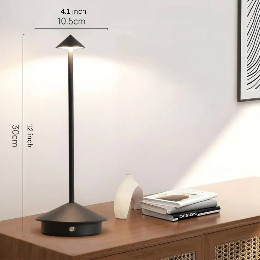 Lampe de bureau LED compacte à intensité variable tactile
