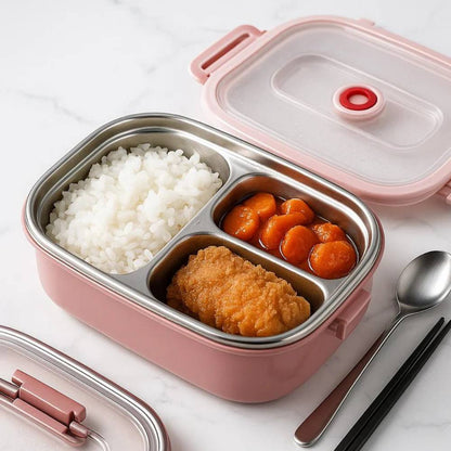 Boîte à lunch isotherme avec récipient de qualité alimentaire, anti-fuite
