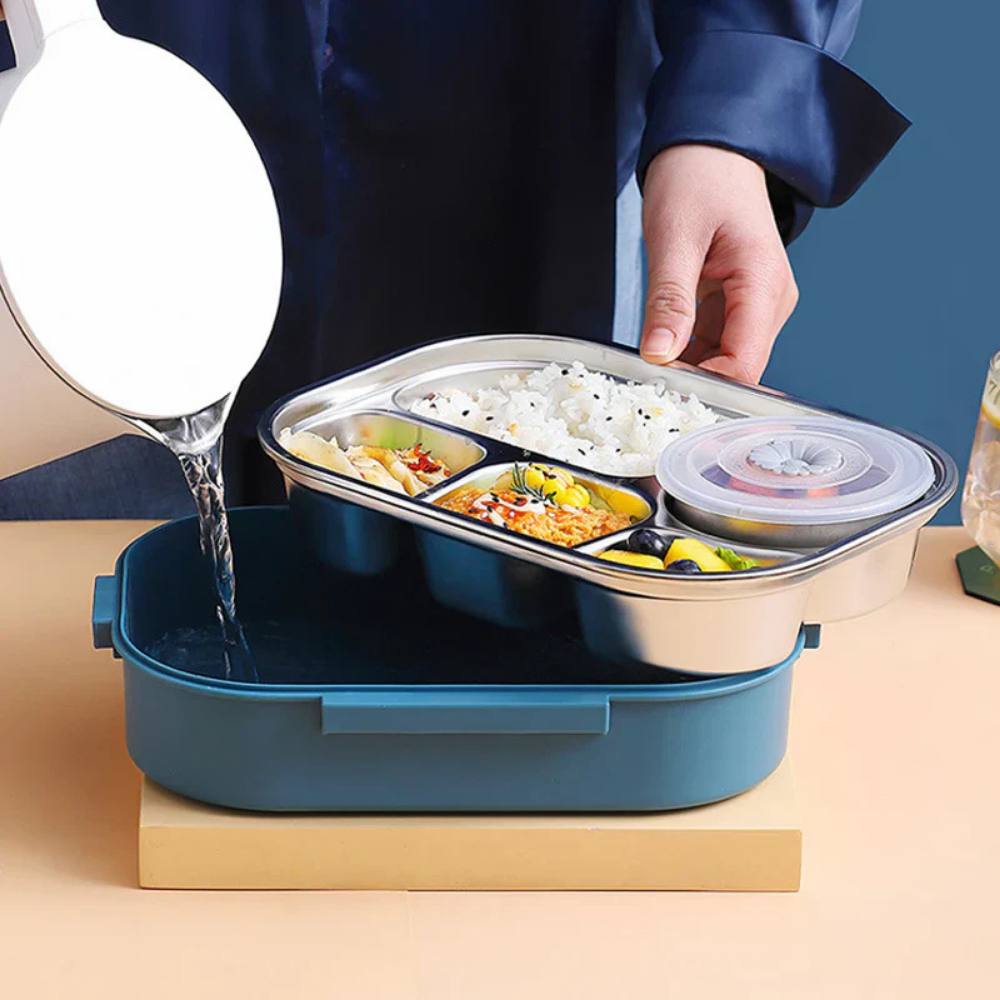 Boîte à lunch isotherme avec récipient de qualité alimentaire, anti-fuite