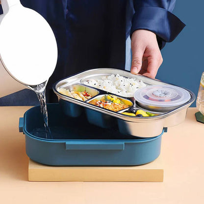 Boîte à lunch isotherme avec récipient de qualité alimentaire, anti-fuite
