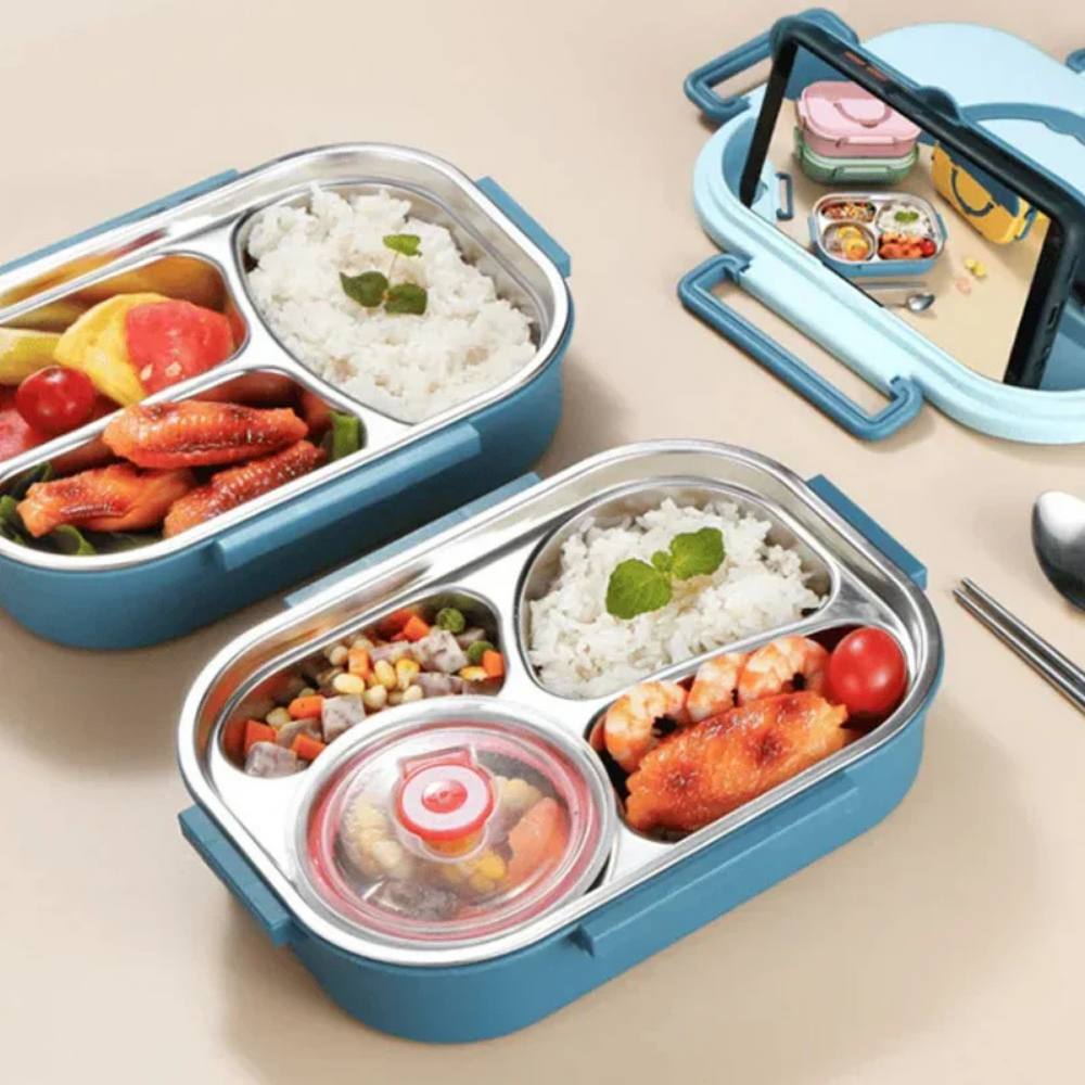 Boîte à lunch isotherme avec récipient de qualité alimentaire, anti-fuite