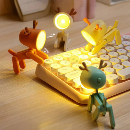 Lampe de Bureau Amusante en Forme d'Animal, Veilleuse Colorée pour Enfants