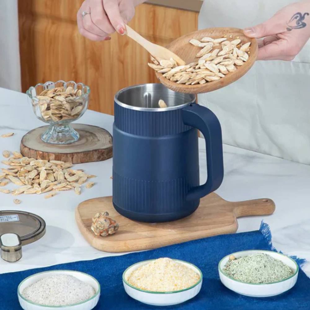 Moulin à grain portatif pour la farine et les céréales fraîches