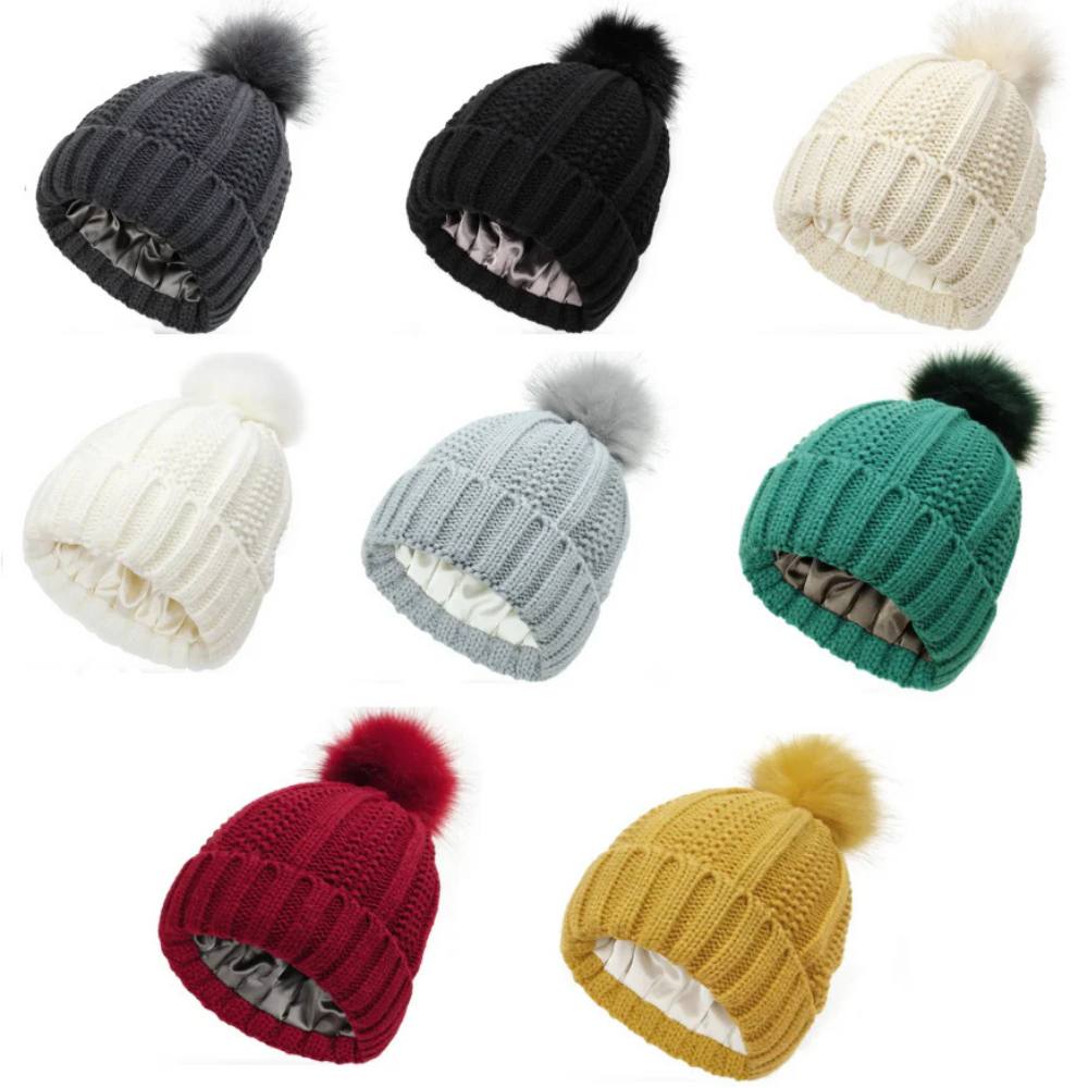 Bonnet doux et duveteux pour le contrôle des frisottis et des cheveux lisses