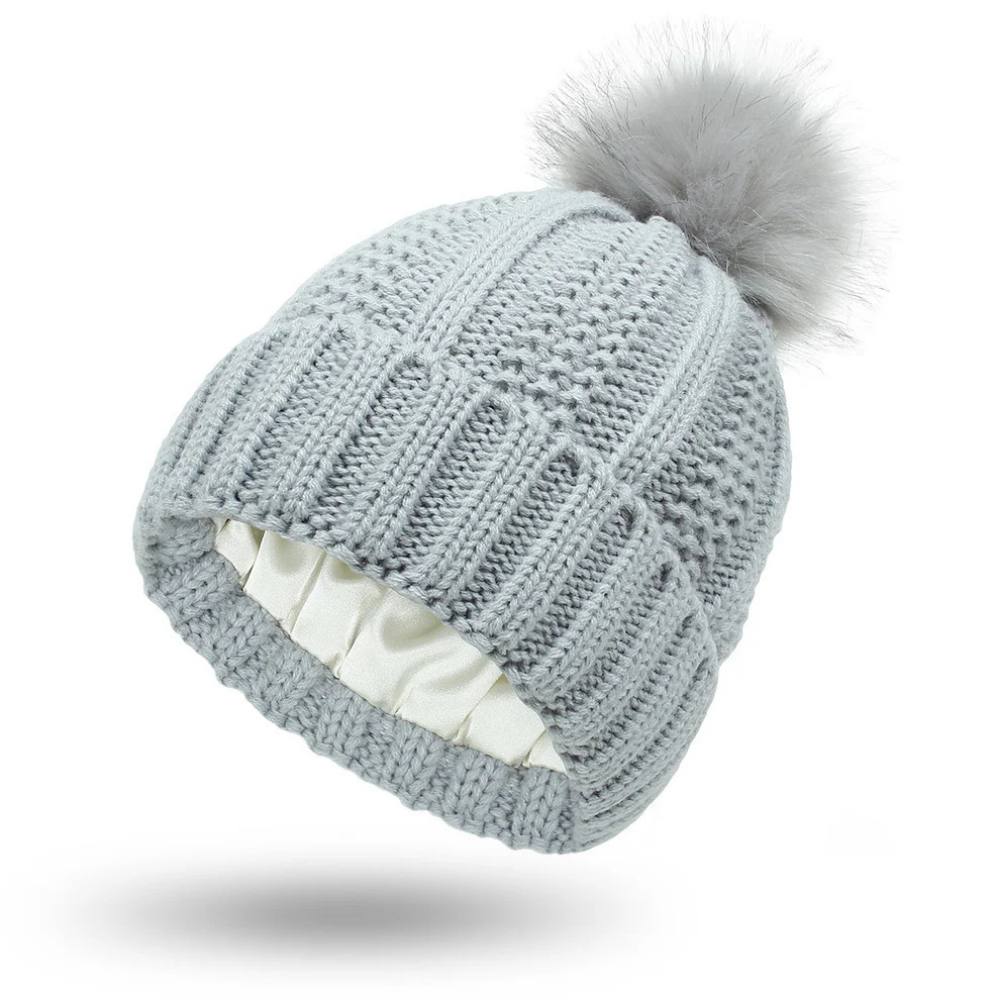 Bonnet doux et duveteux pour le contrôle des frisottis et des cheveux lisses