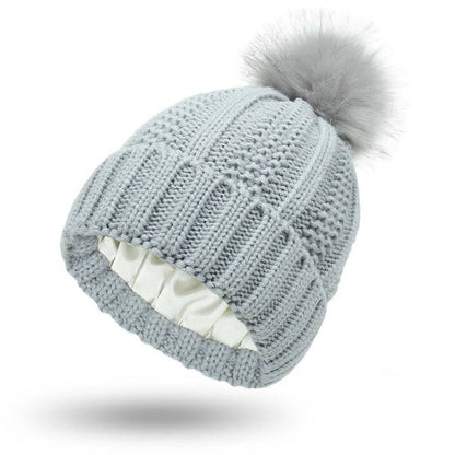 Bonnet doux et duveteux pour le contrôle des frisottis et des cheveux lisses