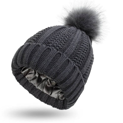 Bonnet doux et duveteux pour le contrôle des frisottis et des cheveux lisses