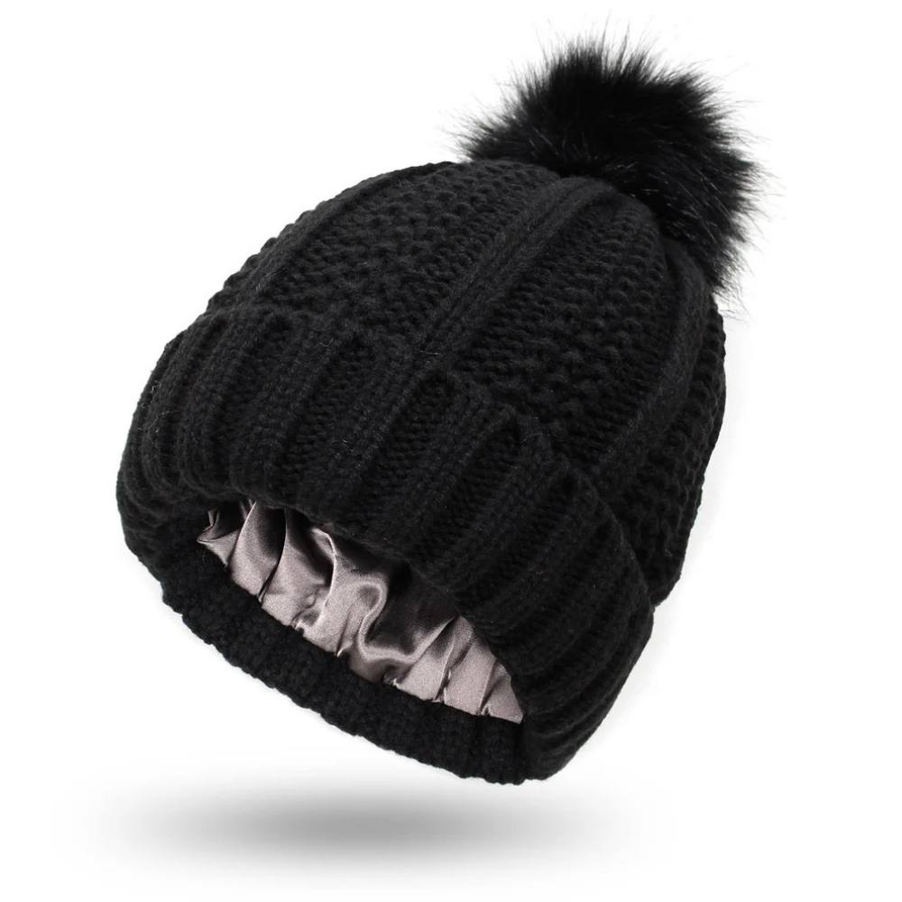 Bonnet doux et duveteux pour le contrôle des frisottis et des cheveux lisses