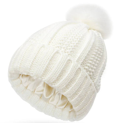 Bonnet doux et duveteux pour le contrôle des frisottis et des cheveux lisses