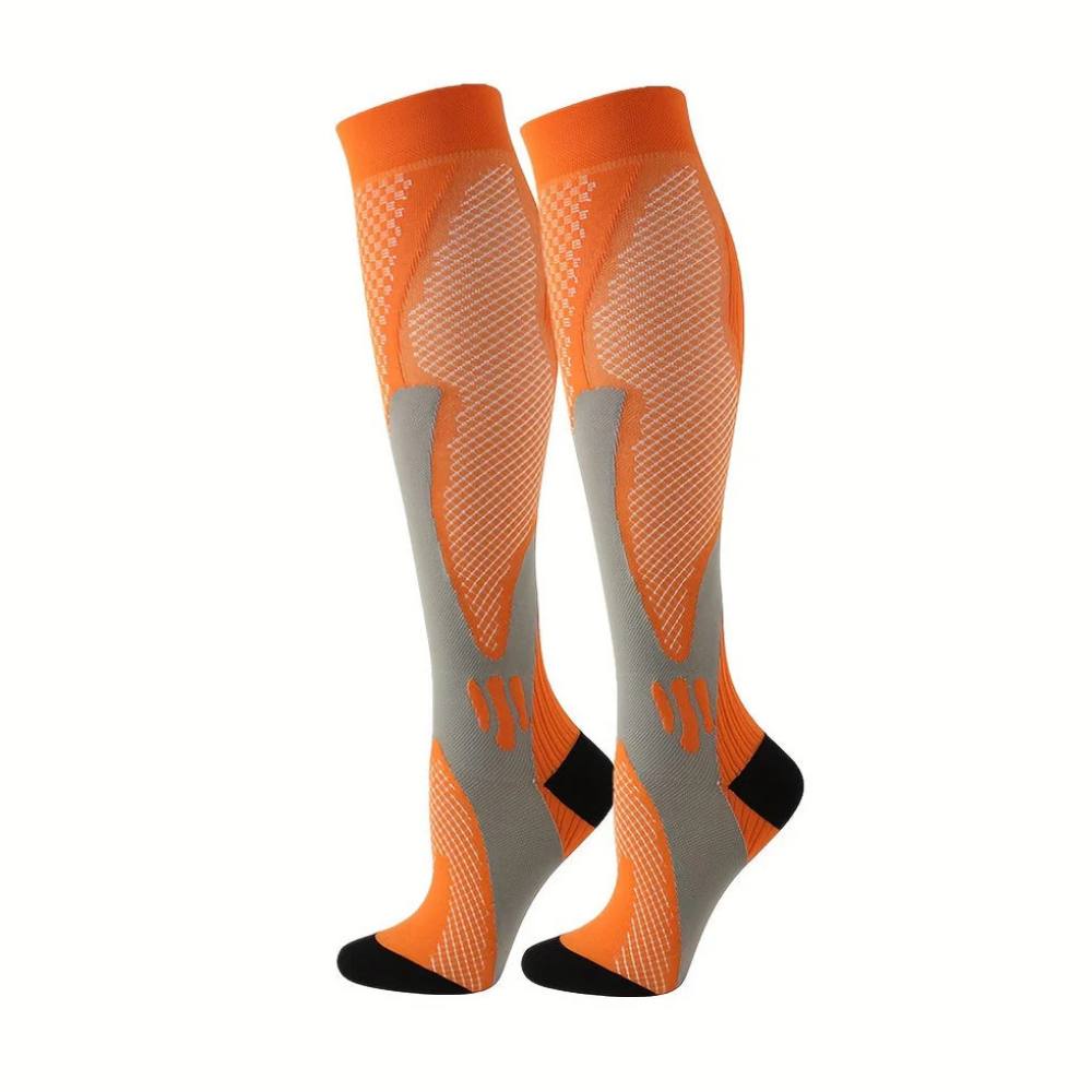 Chaussettes de sport de maintien pour femmes, chaussettes de course anti-humidité
