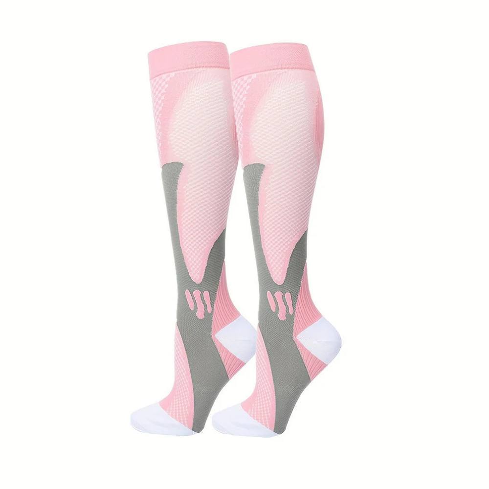 Chaussettes de sport de maintien pour femmes, chaussettes de course anti-humidité
