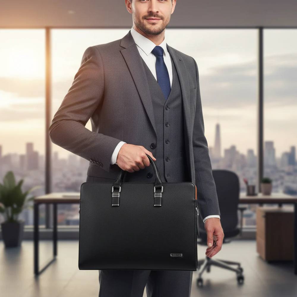Sac Messager pour Ordinateur Portable Durable pour Homme 14-15 Pouces