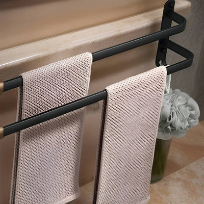 Porte-serviettes mural compact à 3 niveaux