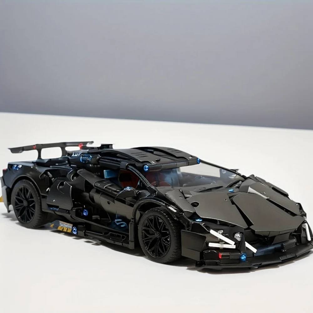 Grand kit de construction automobile détaillé pour adultes, 1288 pièces