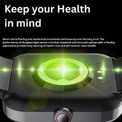 Montre connectée de suivi d'activité premium, moniteur de santé quotidien