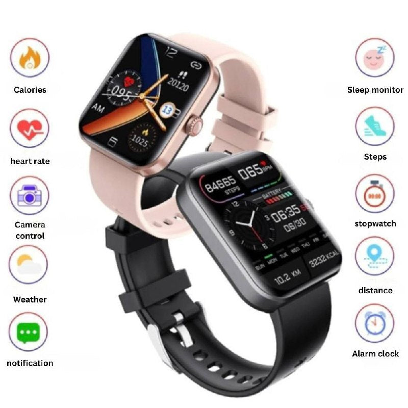 Montre connectée de suivi d'activité premium, moniteur de santé quotidien
