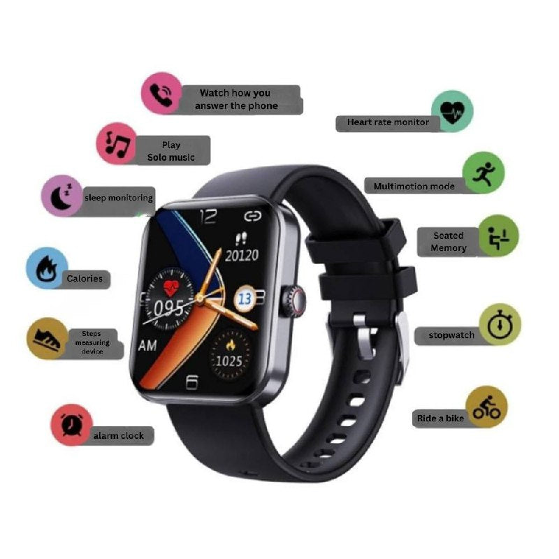 Montre connectée de suivi d'activité premium, moniteur de santé quotidien