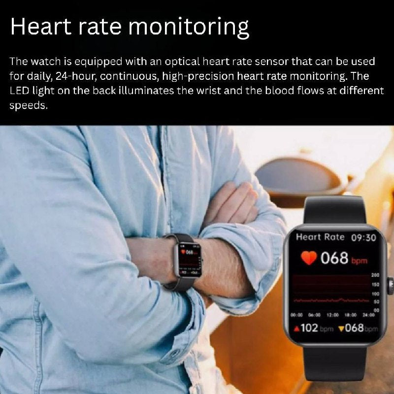 Montre connectée de suivi d'activité premium, moniteur de santé quotidien