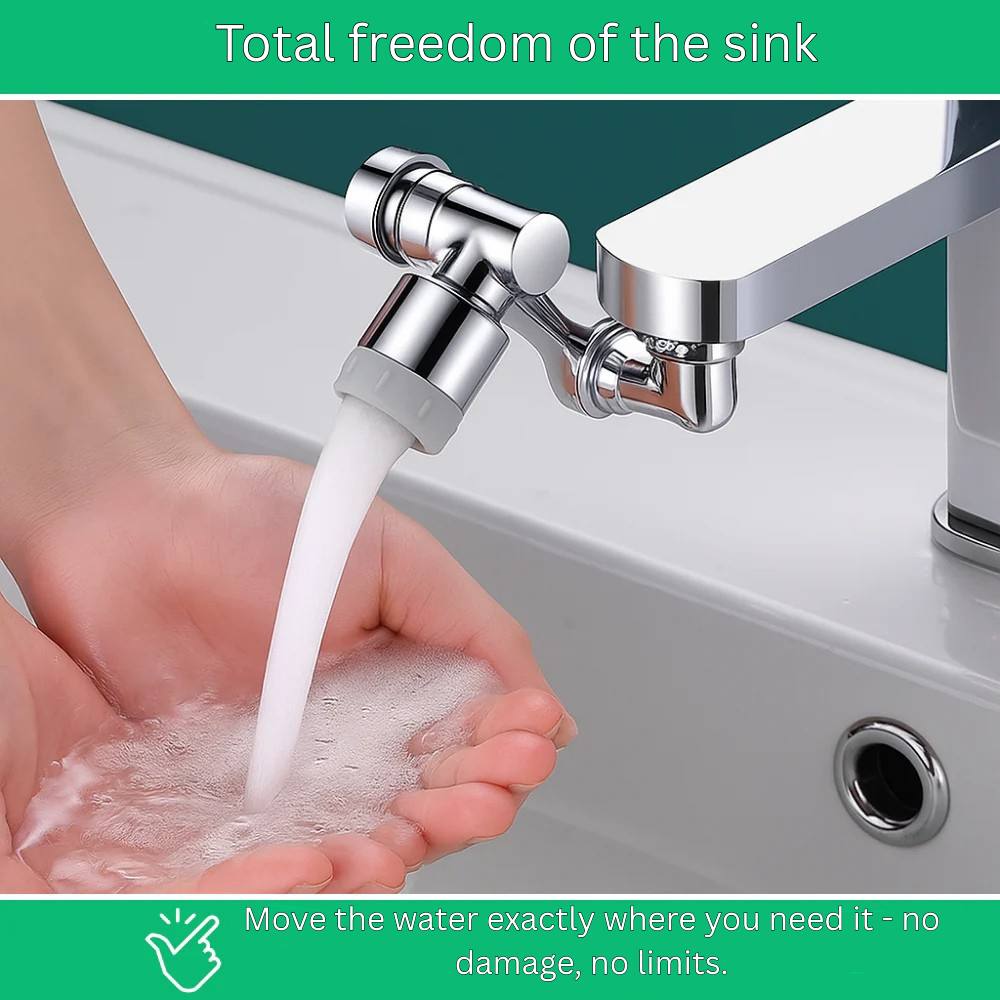 Aérateur de robinet rotatif avec buse économiseur d'eau