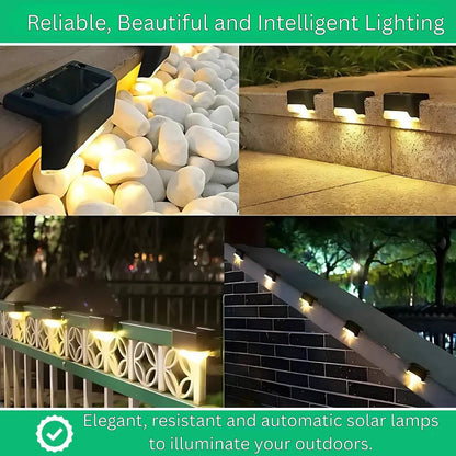 Lampes solaires d'extérieur écoénergétiques, étanches et automatiques