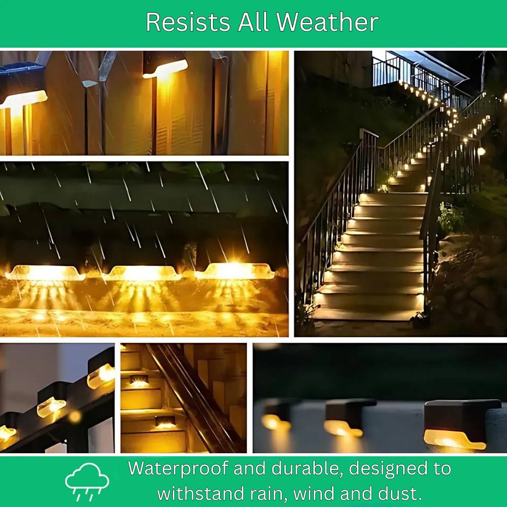 Lampes solaires d'extérieur écoénergétiques, étanches et automatiques