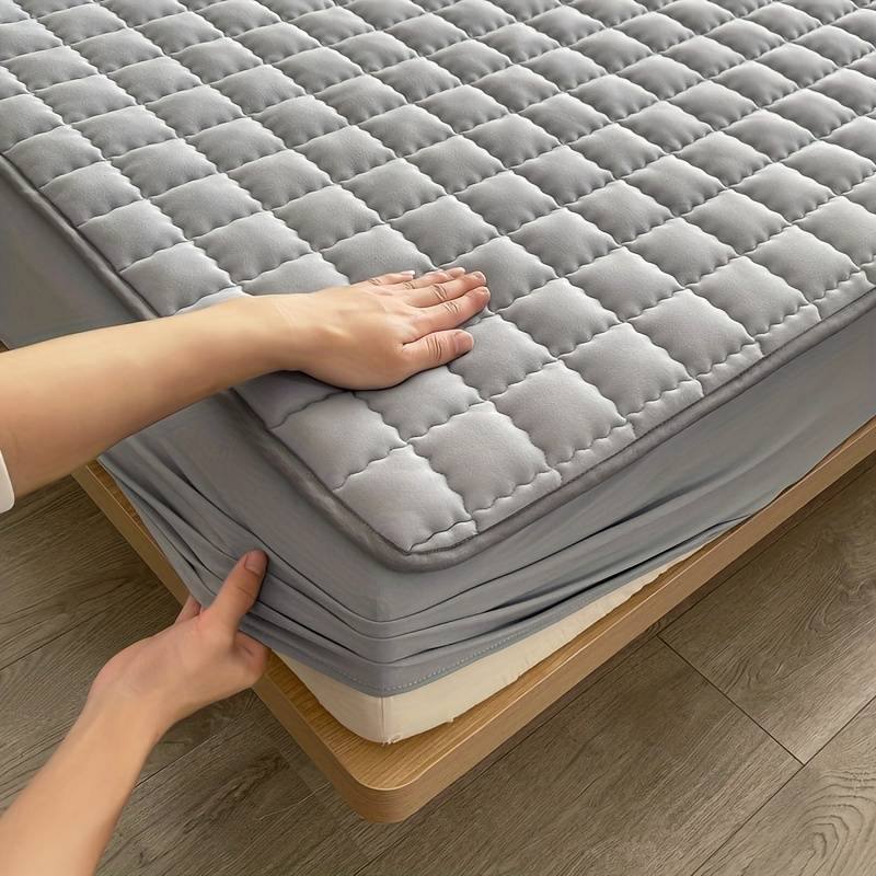 Protège-matelas moelleux en peluche pour un sommeil profond