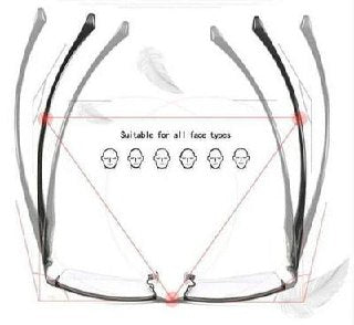 Lunettes de lecture intelligentes à mise au point automatique avec protection contre la lumière bleue