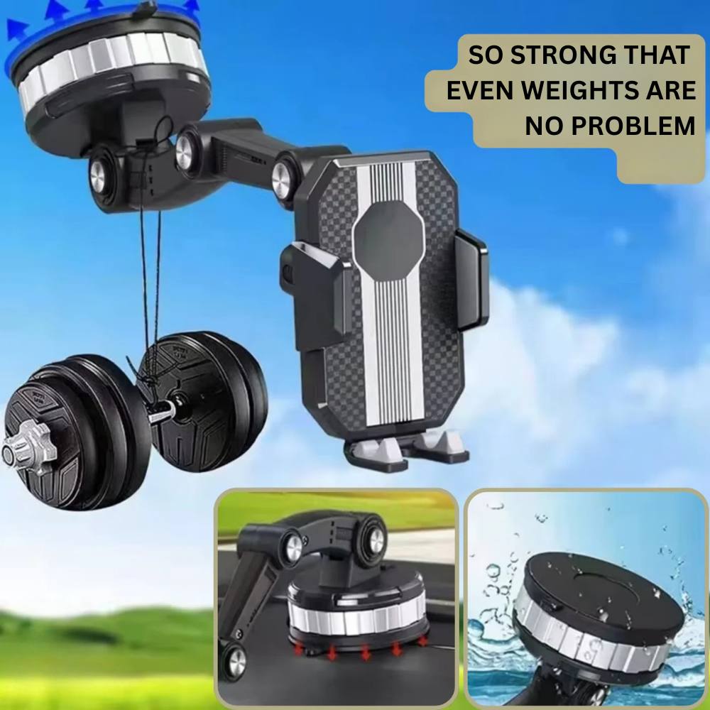 Support de téléphone de voiture Easy Fit avec prise sécurisée et rotation réglable