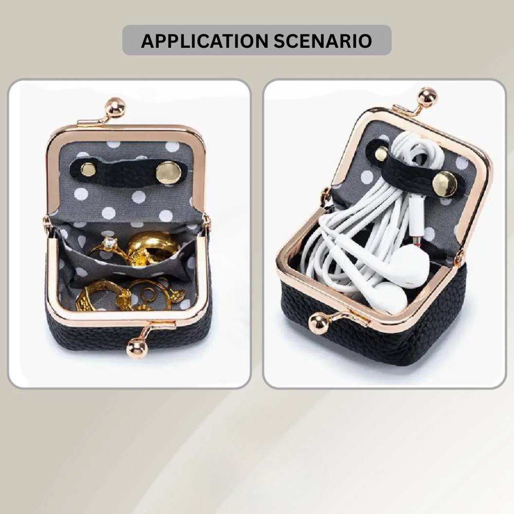 Boîte de rangement à bijoux de voyage compacte