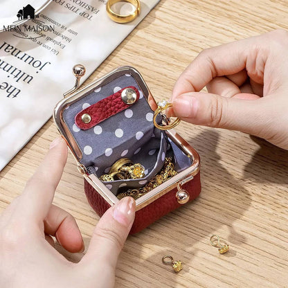 Boîte de rangement à bijoux de voyage compacte