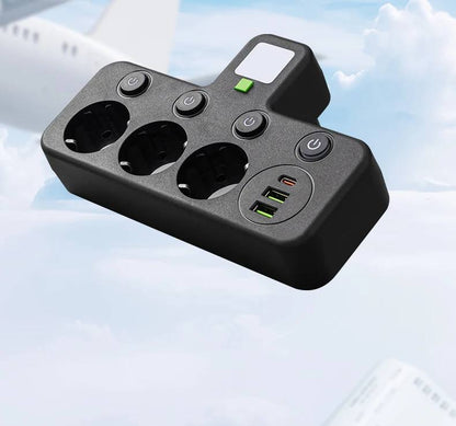 Multiprise parasurtenseur premium avec USB et USB-C
