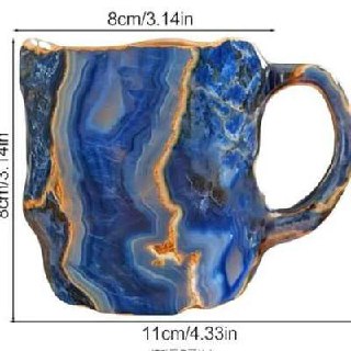 Tasse à café unique en cristal artisanal