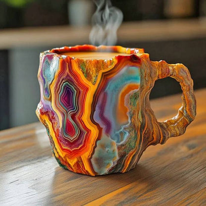 Tasse à café unique en cristal artisanal