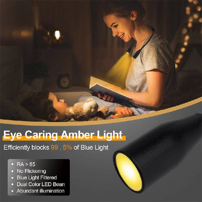 Lampe de lecture à LED portable et réglable pour livre