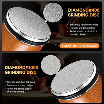 Kit d'affûtage de couteaux premium avec angles réglables