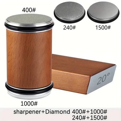 Kit d'affûtage de couteaux premium avec angles réglables