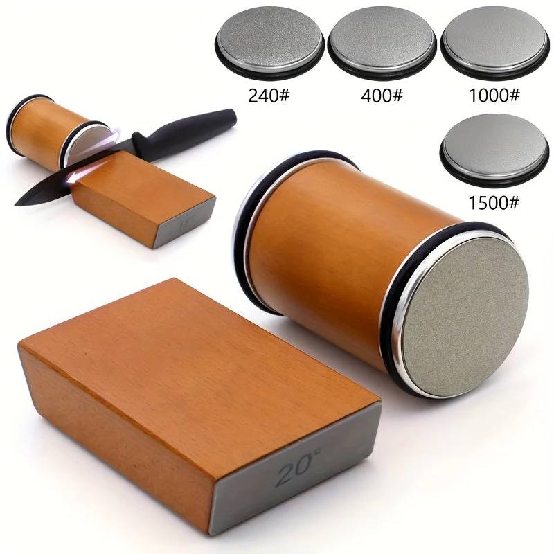 Kit d'affûtage de couteaux premium avec angles réglables