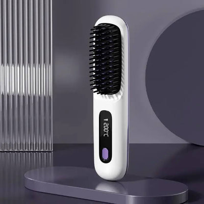 Lisseur à Cheveux Numérique Portable avec Température Réglable