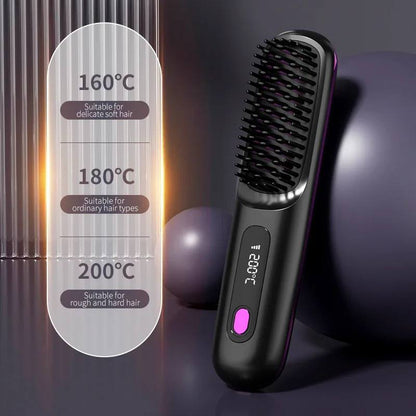 Lisseur à Cheveux Numérique Portable avec Température Réglable