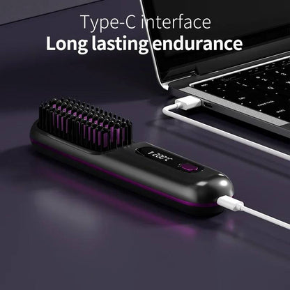 Lisseur à Cheveux Numérique Portable avec Température Réglable