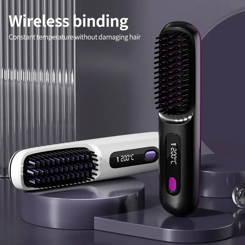 Lisseur à Cheveux Numérique Portable avec Température Réglable