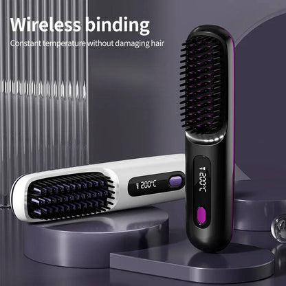 Lisseur à Cheveux Numérique Portable avec Température Réglable
