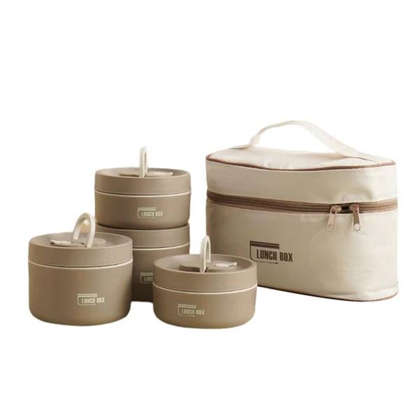 Ensemble de 3 boîtes repas isothermes et étanches