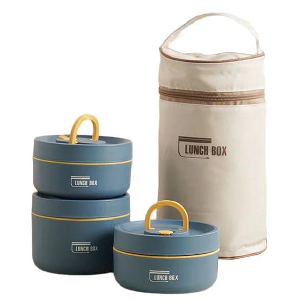 Ensemble de 3 boîtes repas isothermes et étanches