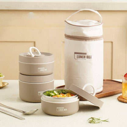 Ensemble de 3 boîtes repas isothermes et étanches