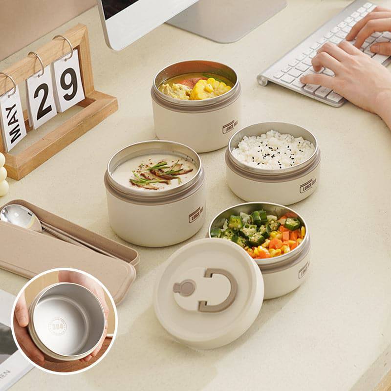 Ensemble de 3 boîtes repas isothermes et étanches
