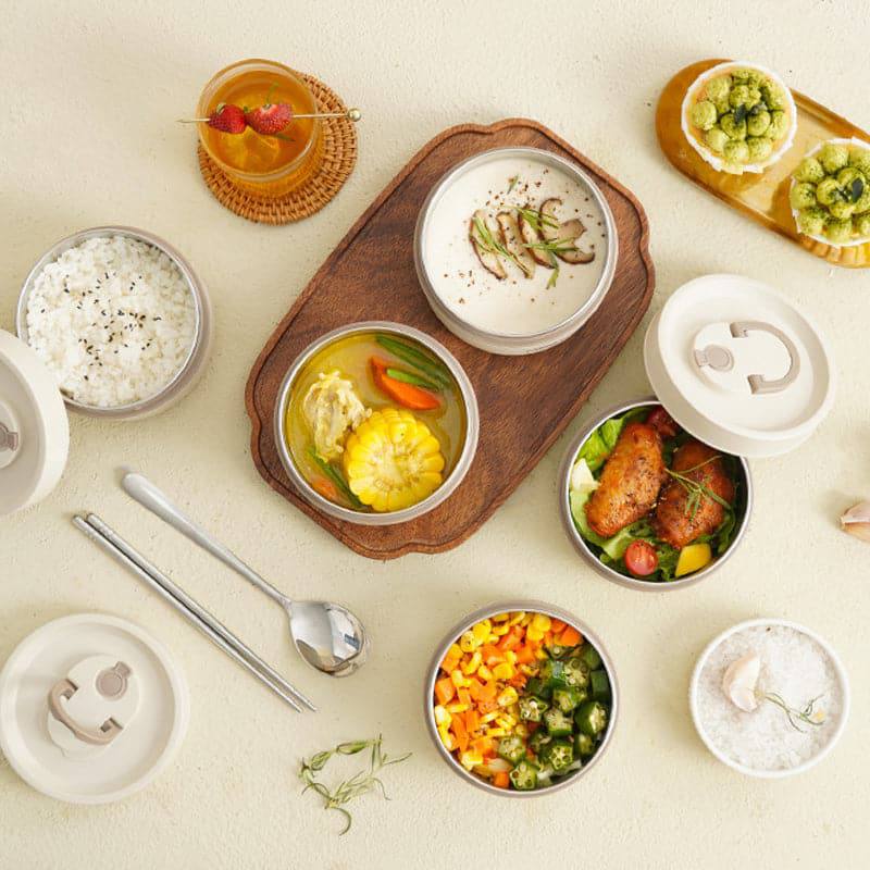 Ensemble de 3 boîtes repas isothermes et étanches