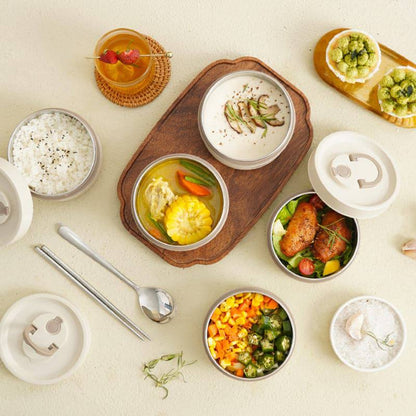 Ensemble de 3 boîtes repas isothermes et étanches