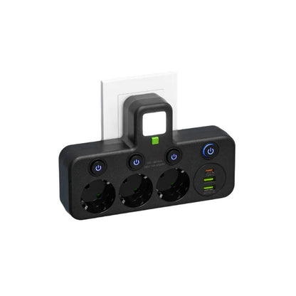 Multiprise parasurtenseur premium avec USB et USB-C